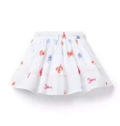 Janie and Jack Matching Sets|Skirts & Shorts-Ocean Icon Skort white ocean icon