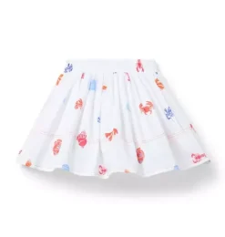 Janie and Jack Matching Sets|Skirts & Shorts-Ocean Icon Skort white ocean icon