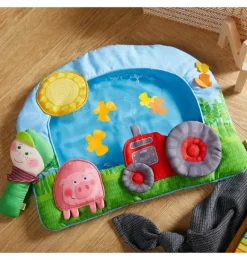Janie and Jack Baby Activity-On the Farm Water Play Mat Tummy Time Activity multi-color