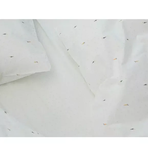 Janie and Jack Sheets-Organic Fitted Sheet carrotology