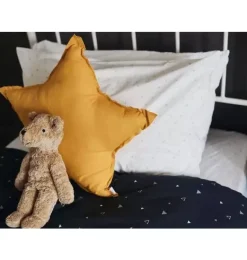 Janie and Jack Sheets-Organic Pillowcase cosmic triangles