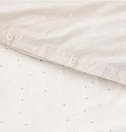 Janie and Jack Sheets-Organic Duvet Cover stars luminary