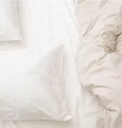 Janie and Jack Sheets-Organic Pillowcase stars luminary