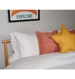 Janie and Jack Sheets-Organic Pillowcase stars luminary