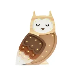 Janie and Jack Lighting-Owl Lamp ombre brown