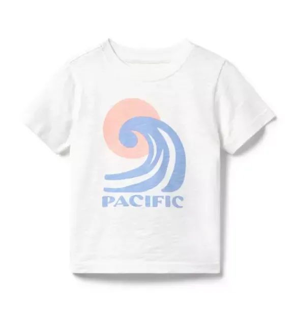 Janie and Jack Tees-Pacific Tee white