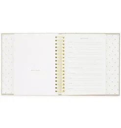 Janie and Jack Desk Accessories-Pale Pink Baby Book multi