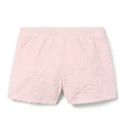 Janie and Jack Matching Sets|Skirts & Shorts-Palm Terry Skort soft rose palm