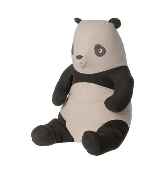 Janie and Jack Stuffed Animals-Panda, Large black and white