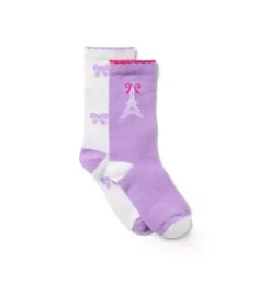 Janie and Jack Socks & Tights-Paris Sock 2-Pack lilac