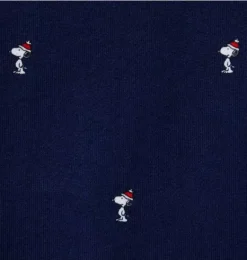 Janie and Jack Sweaters & Sweatshirts-PEANUTS™ Snoopy Santa Striped Cuff Sweatshirt merchant marine snoopy santa