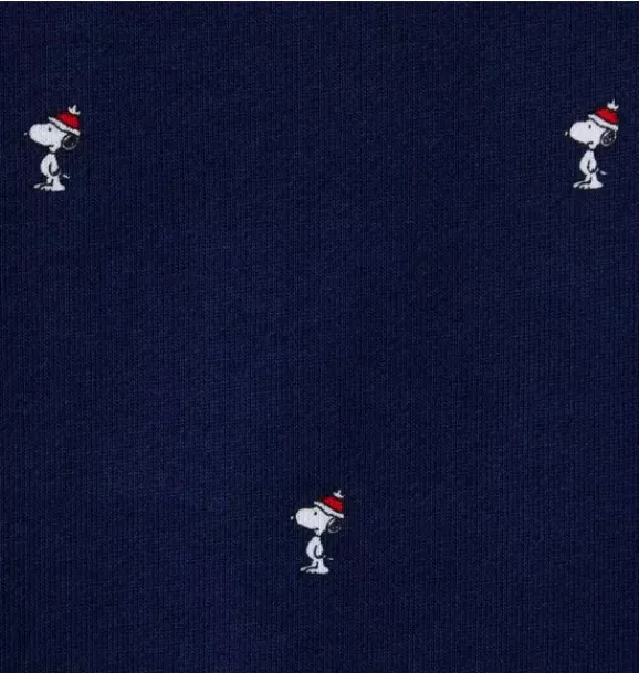 Janie and Jack Sweaters & Sweatshirts-PEANUTS™ Snoopy Santa Striped Cuff Sweatshirt merchant marine snoopy santa