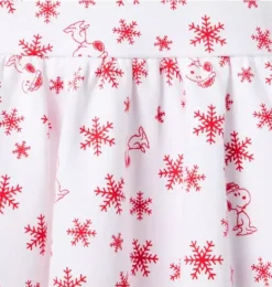 Janie and Jack Dresses-PEANUTS™ Snoopy Snowflake Dress ivory snoopy snowflake