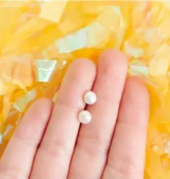 Janie and Jack Kids Accessories|Jewelry-Pearl Stud Earrings white