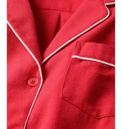 Janie and Jack Petite Plume|Pajama Sets-Petite Plume Flannel Pajama Set red