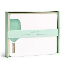 Janie and Jack Stationery-Pickleball Flat Notes multi
