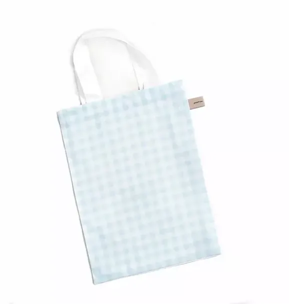 Janie and Jack Sheets|Nursery-Picnic Gingham Crib Sheet - blue