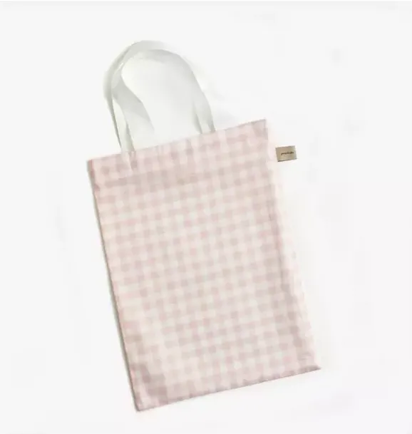 Janie and Jack Blankets And Quilts-Picnic Gingham Toddler Duvet Set - pink