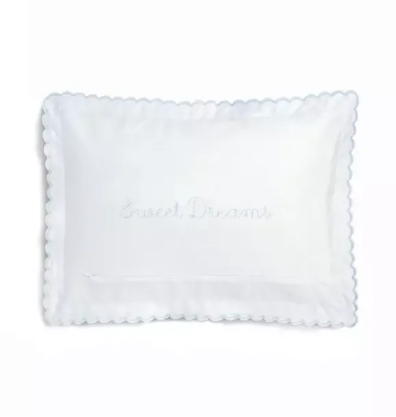 Janie and Jack Bedding Basics-Picnic Gingham Toddler Pillow Set - blue