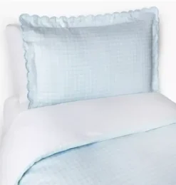 Janie and Jack Blankets And Quilts-Picnic Gingham Twin Set - blue