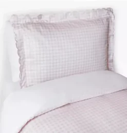 Janie and Jack Nursery|Blankets And Quilts-Picnic Gingham Twin Set - pink