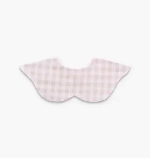 Janie and Jack Feeding Accessories|Nursery-Picnic Gingham Winglet Bib - pink