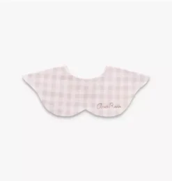 Janie and Jack Feeding Accessories|Nursery-Picnic Gingham Winglet Bib - pink