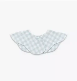 Janie and Jack Nursery|Feeding Accessories-Picnic Gingham Winglet Bib - blue