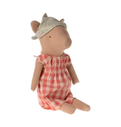 Janie and Jack Stuffed Animals-Pig - Girl multi