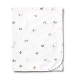 Janie and Jack Baby Accessories|Nursery-Pima Baby Blanket in bateau
