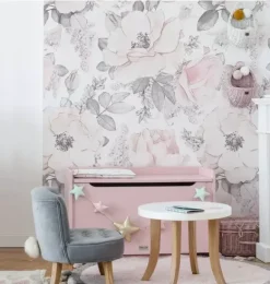 Janie and Jack Wallpaper-Garden Wallpaper pink