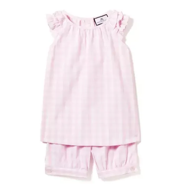 Janie and Jack Kids Pajamas|Petite Plume-Amelie Short Set pink gingham