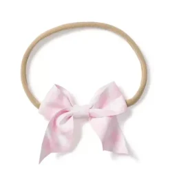 Janie and Jack Baby Accessories|Petite Plume-Baby Hair Bow pink gingham