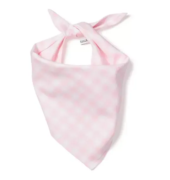 Janie and Jack Pet Apparel|Dog Accessories-Dog Bandana pink gingham