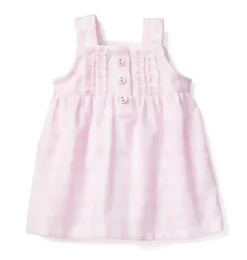 Janie and Jack Petite Plume-DOLL NIGHTGOWN pink gingham