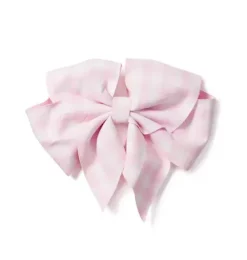 Janie and Jack Kids Accessories|Petite Plume-Large Hair Bow pink gingham