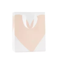Janie and Jack Party Supplies-Gift Bag pink heart