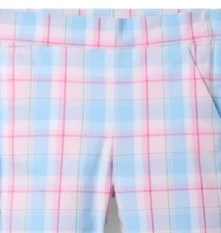 Janie and Jack Pants|Matching Sets-Plaid Canvas Pant blue skies plaid