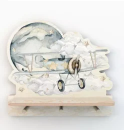 Janie and Jack Shelving-Plane Mini Shelf multi