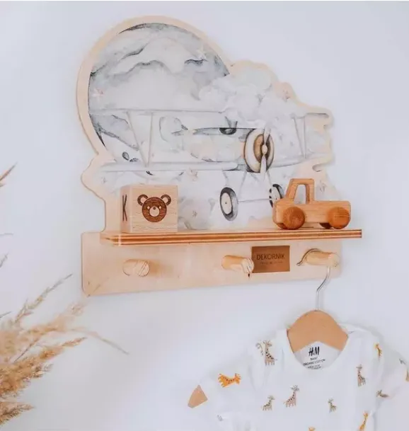 Janie and Jack Shelving-Plane Mini Shelf multi
