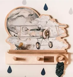 Janie and Jack Shelving-Plane Mini Shelf multi