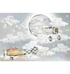 Janie and Jack Wallpaper-Planes Wall Decal Set multi