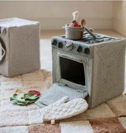 Janie and Jack Imaginary Play|Storage-Play Basket Kitchen natural