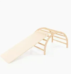 Janie and Jack Playroom-Play Gym Slide natural