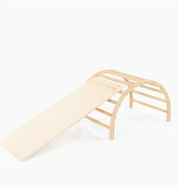 Janie and Jack Playroom-Play Gym Slide natural
