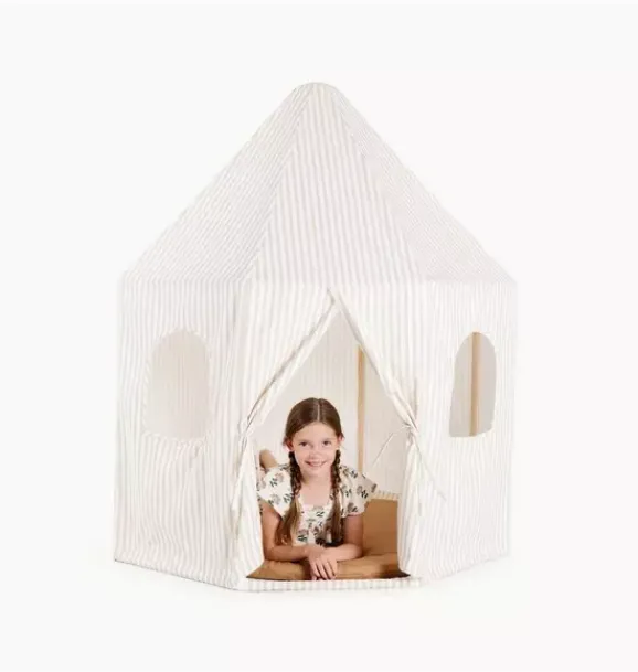 Janie and Jack Playroom-Play Tent - cafe stripe