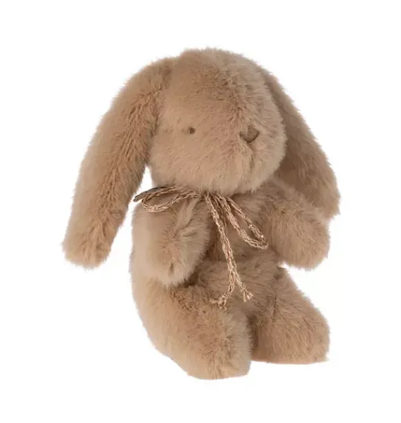 Janie and Jack Stuffed Animals-Plush Bunny, Mini - Cream Peach multi