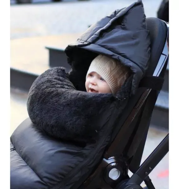 Janie and Jack Strollers-PlushPOD black plush