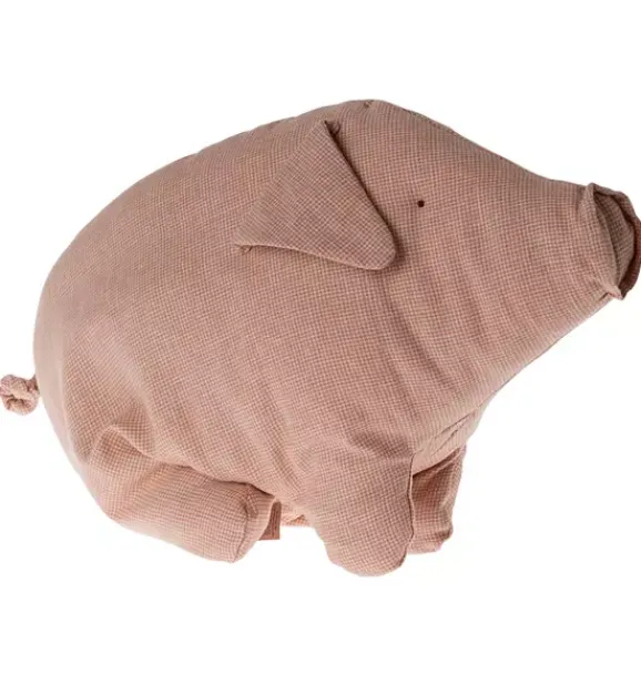 Janie and Jack Stuffed Animals-Polly Pork, Medium pink