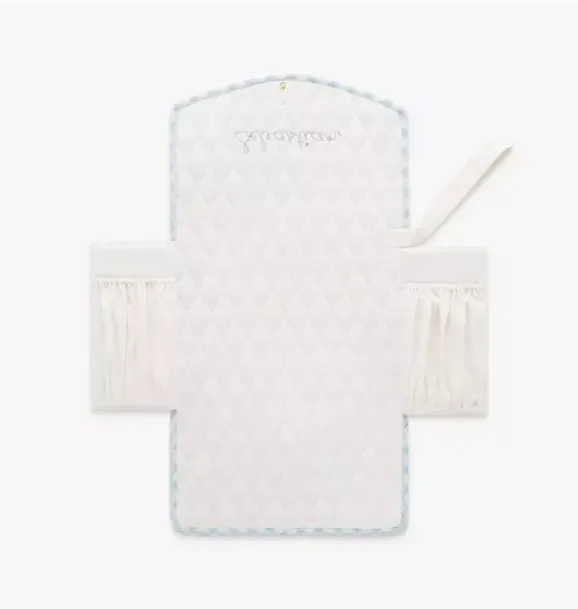 Janie and Jack Nursery|Diapering-Portable Changing Pad - Gingham blue